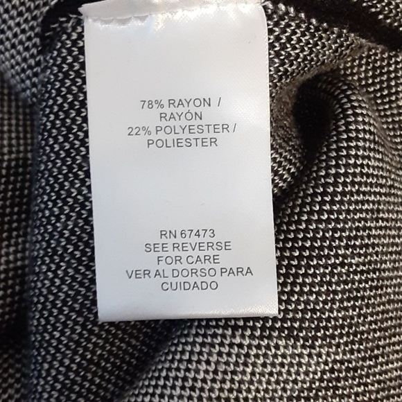 Danny & Nicole Bodycon Cream and Black Sweater Dress - Picture 13 of 13